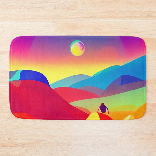 Item preview, Colorful surreal landscapes scenery with vibrant colors 63 designed and sold by vishalraifx.