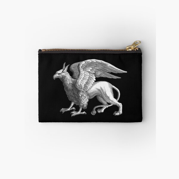 Item preview, Elegant Silver Gray / Grey Griffin Legendary Beast designed and sold by Marymarice.