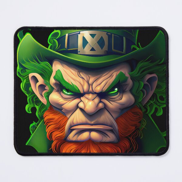Item preview, Angry Leprechaun for St. Patrick's Day in Green designed and sold by Fitbys.