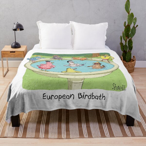 Item preview, Hilarious European Birdbath Mug. designed and sold by wanderingmelon.