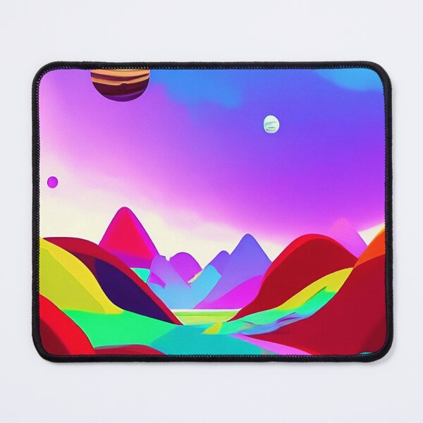Item preview, Colorful surreal landscapes scenery with vibrant colors 64 designed and sold by vishalraifx.
