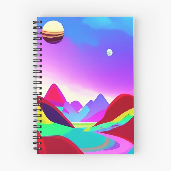 Item preview, Colorful surreal landscapes scenery with vibrant colors 64 designed and sold by vishalraifx.