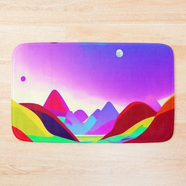 Item preview, Colorful surreal landscapes scenery with vibrant colors 64 designed and sold by vishalraifx.