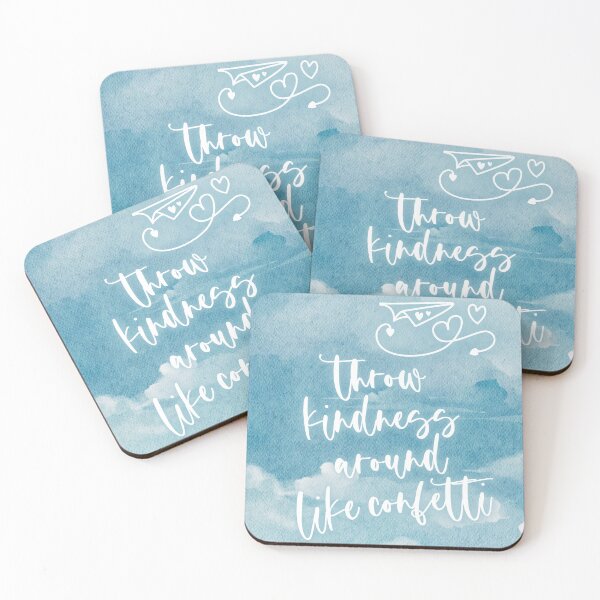 Item preview, Throw Kindness Around Like Confetti - Script Watercolor Kindness Quotes designed and sold by Cawaiico.