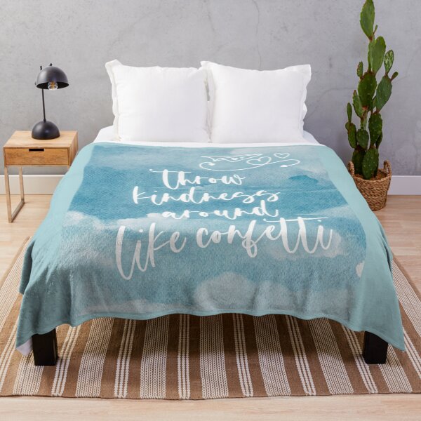 Item preview, Throw Kindness Around Like Confetti - Script Watercolor Kindness Quotes designed and sold by Cawaiico.