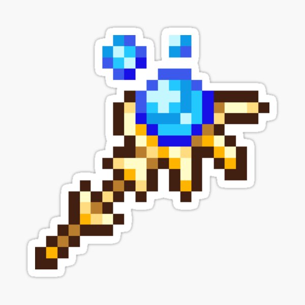 "Terraria dragon staff" Stickerundefined by Aksel Bergery Redbubble