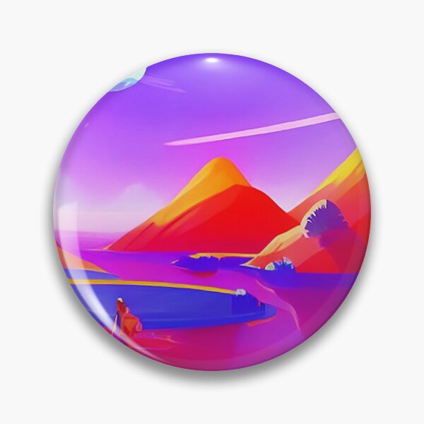 Item preview, Colorful surreal landscapes scenery with vibrant colors 65 designed and sold by vishalraifx.