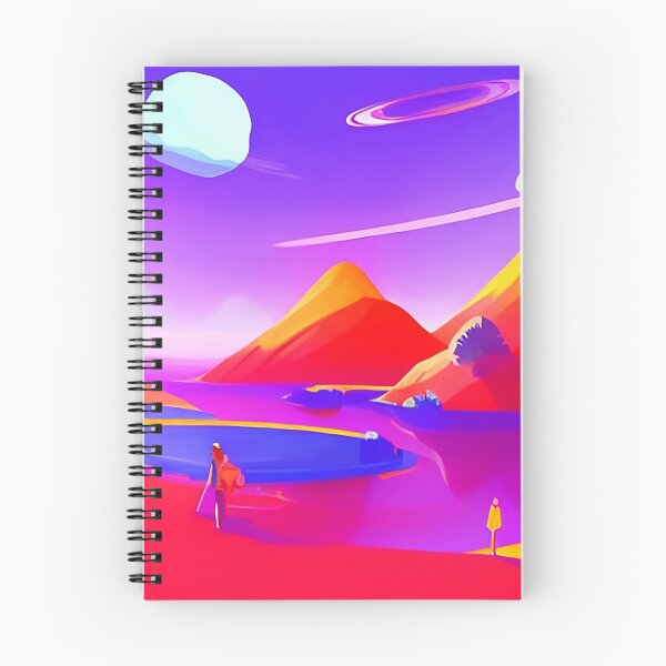 Item preview, Colorful surreal landscapes scenery with vibrant colors 65 designed and sold by vishalraifx.