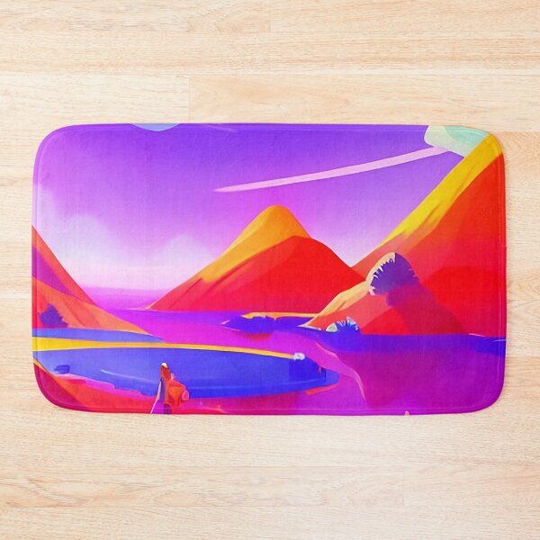 Item preview, Colorful surreal landscapes scenery with vibrant colors 65 designed and sold by vishalraifx.