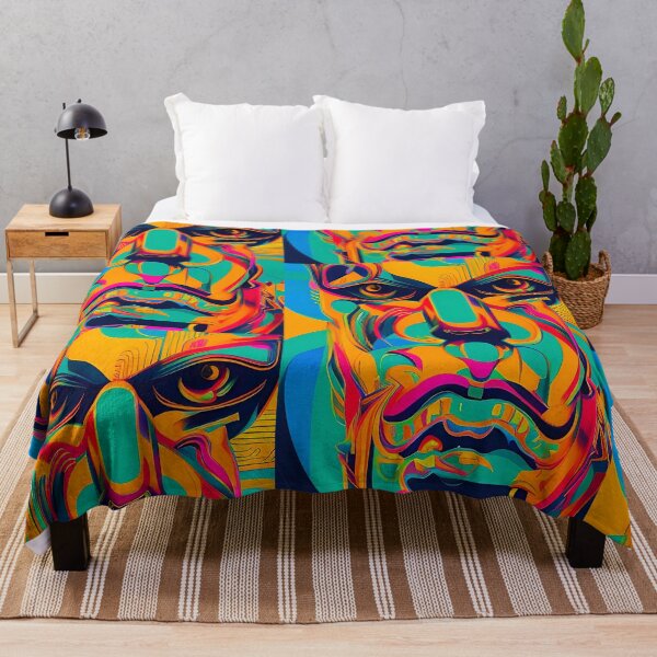 Item preview, 3D Visual Abstract Pop Art Face designed and sold by Neo-Expression.