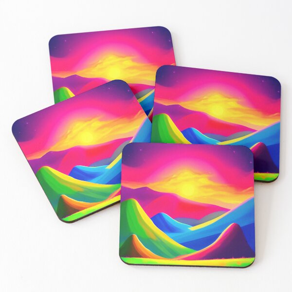 Item preview, Colorful surreal landscapes scenery with vibrant colors 66 designed and sold by vishalraifx.
