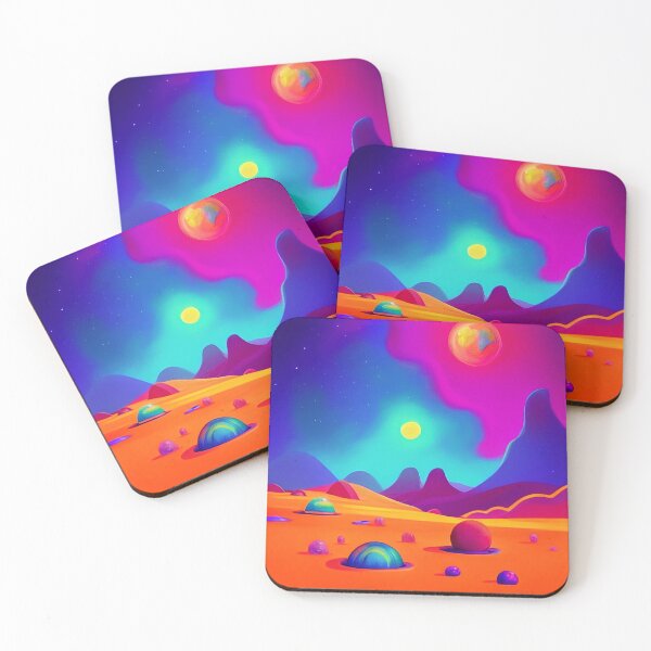 Item preview, Colorful surreal landscapes scenery with vibrant colors 67 designed and sold by vishalraifx.
