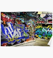 Melbourne Graffiti Artists Poster