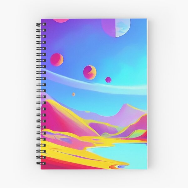 Item preview, Colorful surreal landscapes scenery with vibrant colors 68 designed and sold by vishalraifx.