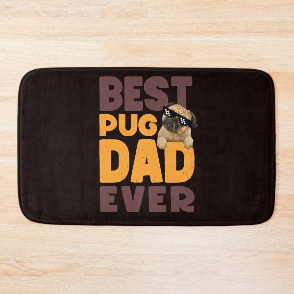 Item preview, Best Pug Dad Ever Funny Pug Dog Owner designed and sold by cannevas.