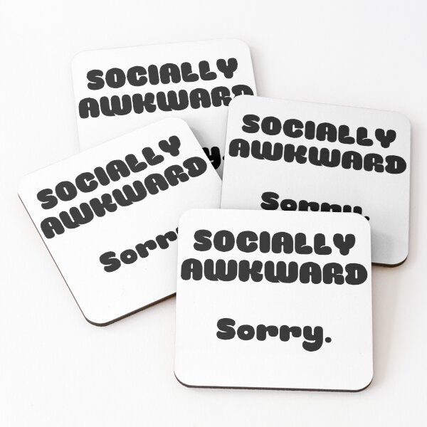 Item preview, Socially awkward, sorry 1 designed and sold by shaybosh.