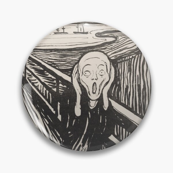 Item preview, The Scream Lithograph by Edvard Munch, 1895 designed and sold by Vintage Wall Art.