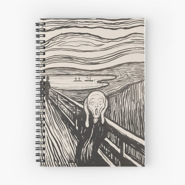Item preview, The Scream Lithograph by Edvard Munch, 1895 designed and sold by Vintage Wall Art.