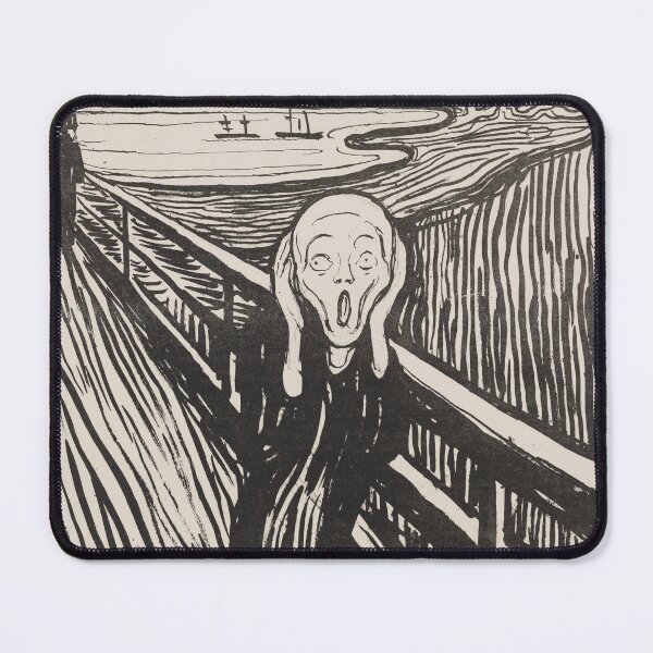 Item preview, The Scream Lithograph by Edvard Munch, 1895 designed and sold by Vintage Wall Art.