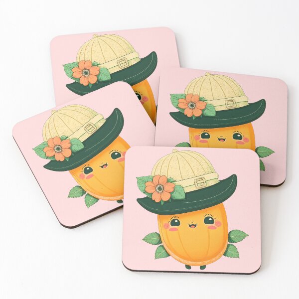 Item preview, Cute Kawaii Papaya in a Hat designed and sold by StevenWhip.