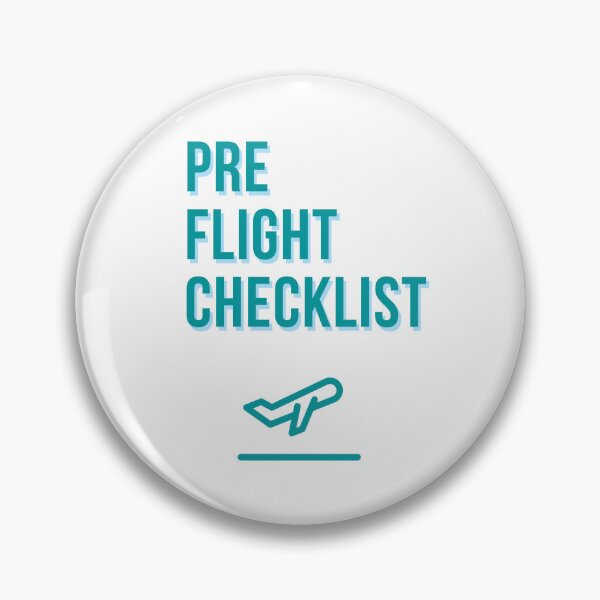 Item preview, Pre-Flight Checklist designed and sold by Born-to-fly.