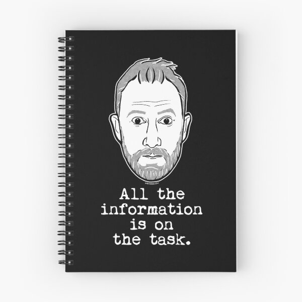 Artikelvorschau, Taskmaster – „Alle Informationen sind auf der Aufgabe“ – Alex Horne entworfen und verkauft von uselessnyc.