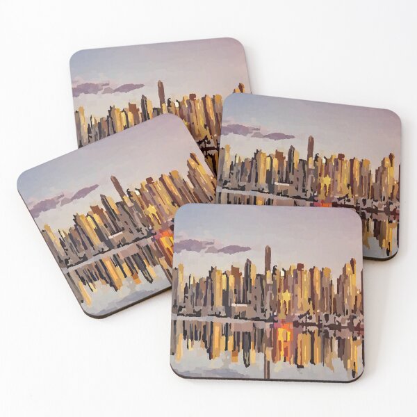 Item preview, Vancouver Canada Golden Sunrise Skyline designed and sold by Jon-Baran.