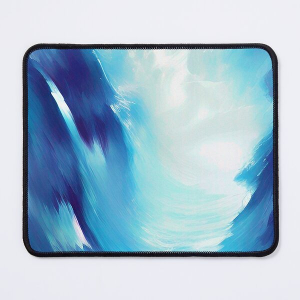 Item preview, Abstract Water Ice Landscape. AI art. designed and sold by Neo-Expression.