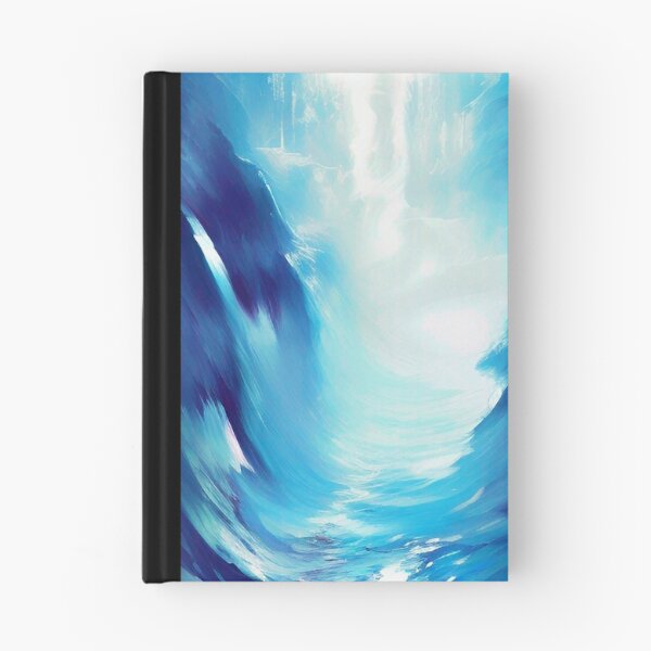 Item preview, Abstract Water Ice Landscape. AI art. designed and sold by Neo-Expression.