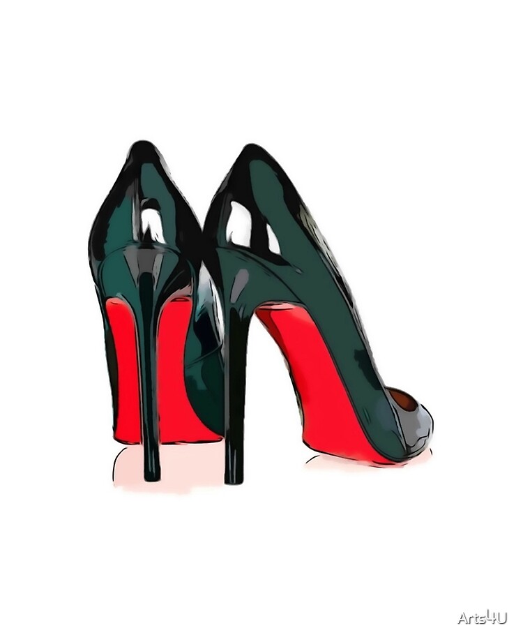I Love Red Bottom Heels Louboutin Heels Ipad Case Skin By