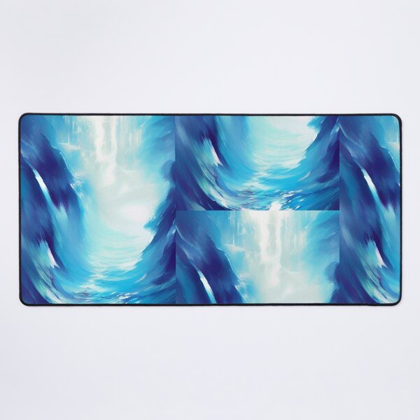 Item preview, Abstract Water Ice Landscape. AI art. designed and sold by Neo-Expression.