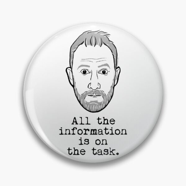 Item preview, Taskmaster - Alex Horne - All the information is on the task designed and sold by uselessnyc.