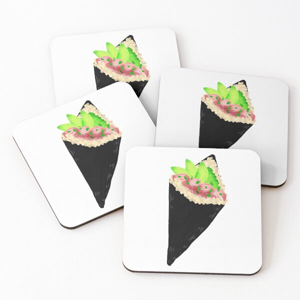 Item preview, Temaki Sushi in watercolor style designed and sold by pamaripai.