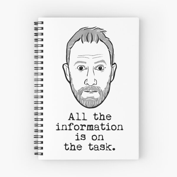 Item preview, Taskmaster - Alex Horne - All the information is on the task designed and sold by uselessnyc.