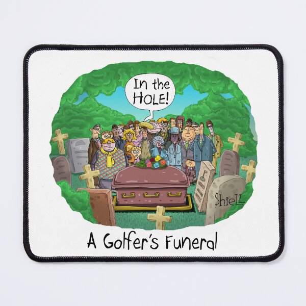 Item preview, Golfer's Funeral designed and sold by wanderingmelon.