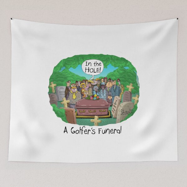 Item preview, Golfer's Funeral designed and sold by wanderingmelon.