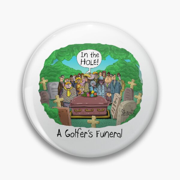 Item preview, Golfer's Funeral designed and sold by wanderingmelon.