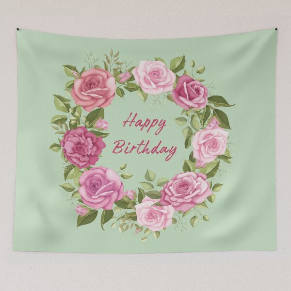 Item preview, Rose Happy Birthday designed and sold by Jean Plout.