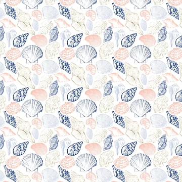 Artwork thumbnail, Shells Pattern by GoDesign1