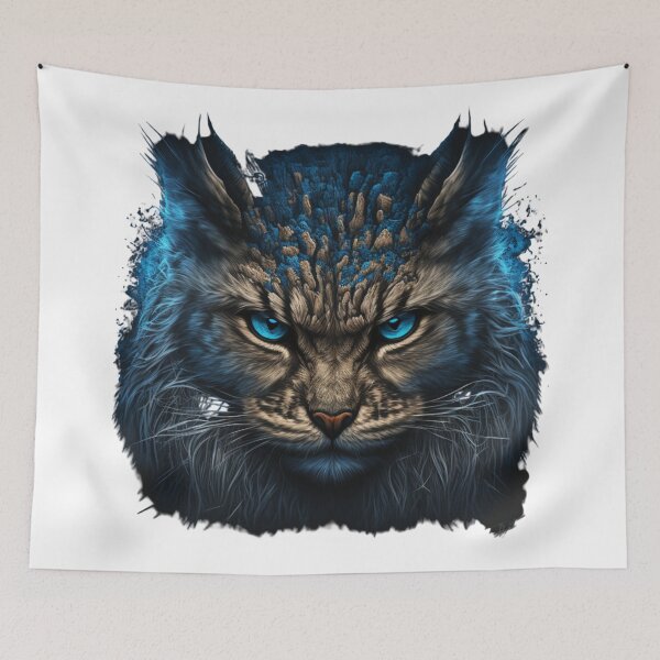 Item preview, Angry Cat Face designed and sold by colorexz.