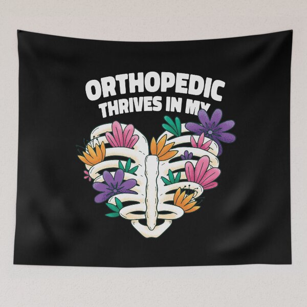 Item preview, Orthopedist Heart Floral Art designed and sold by MrEddie10.
