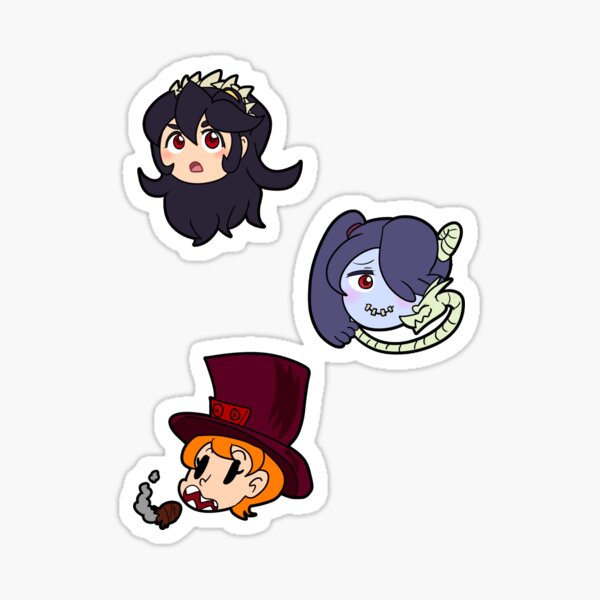 Filia Squigly And Peacock Cute Stickers Skullgirls Sticker By Geniemiragexrd Redbubble 
