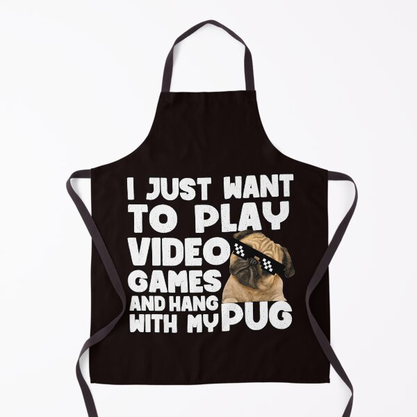 Item preview, Funny Pug Owner and Gamer - Pug Wearing Sunglasses designed and sold by cannevas.