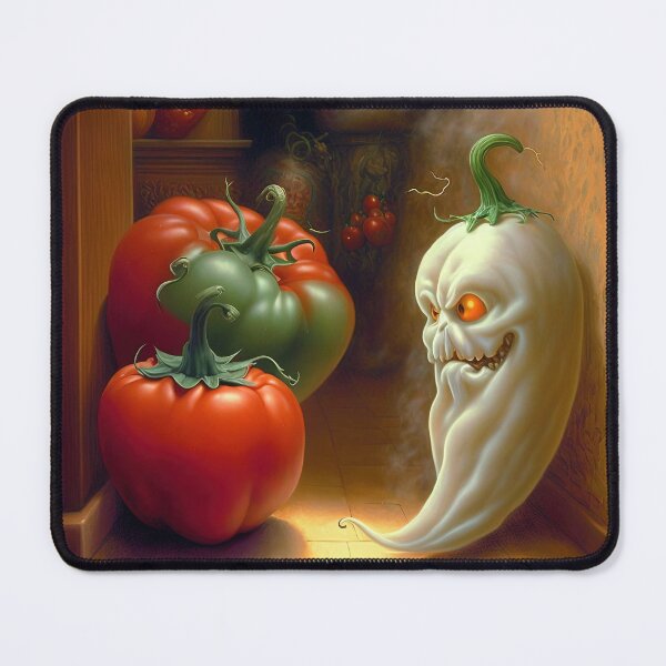Item preview, The Spooky Spicy Duo Ghost Pepper and Tomato designed and sold by BeerDragons.
