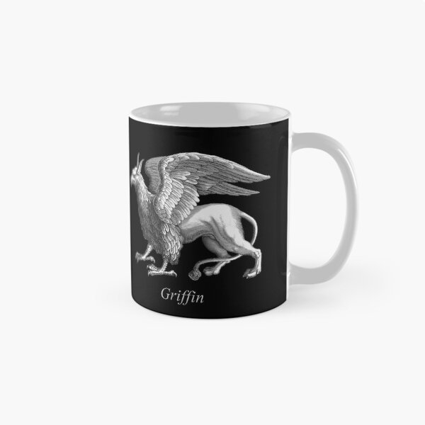 Item preview, Elegant Silver Gray / Grey Griffin Legendary Beast designed and sold by Marymarice.