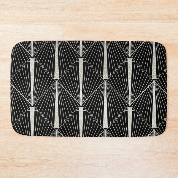 Item preview, Silver Glitz Art Deco Fans  designed and sold by dKarthdesign.