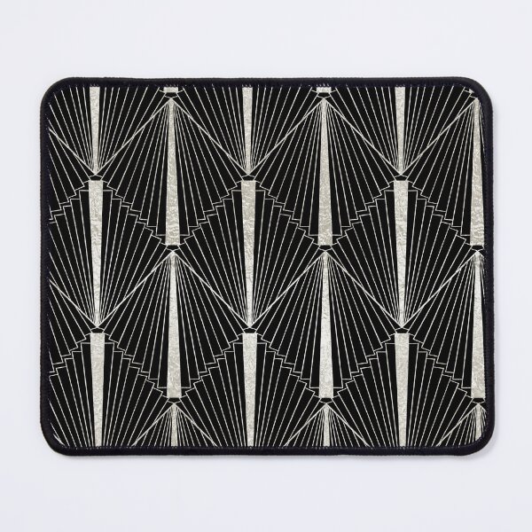 Item preview, Silver Glitz Art Deco Fans  designed and sold by dKarthdesign.