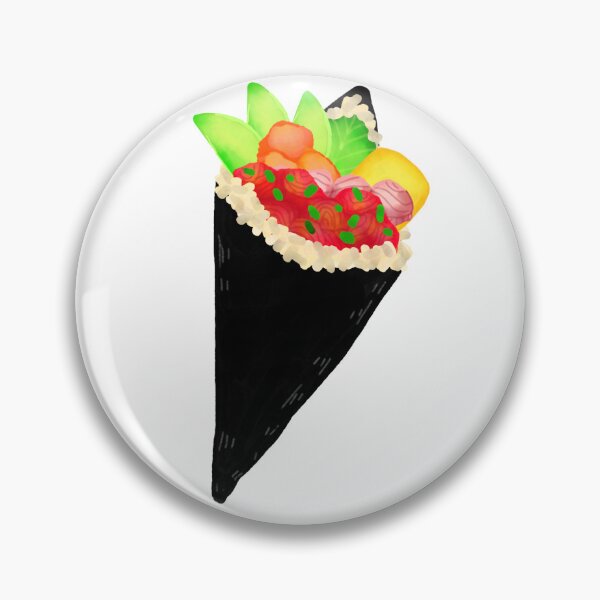 Item preview, Temaki Sushi in watercolor style  designed and sold by pamaripai.