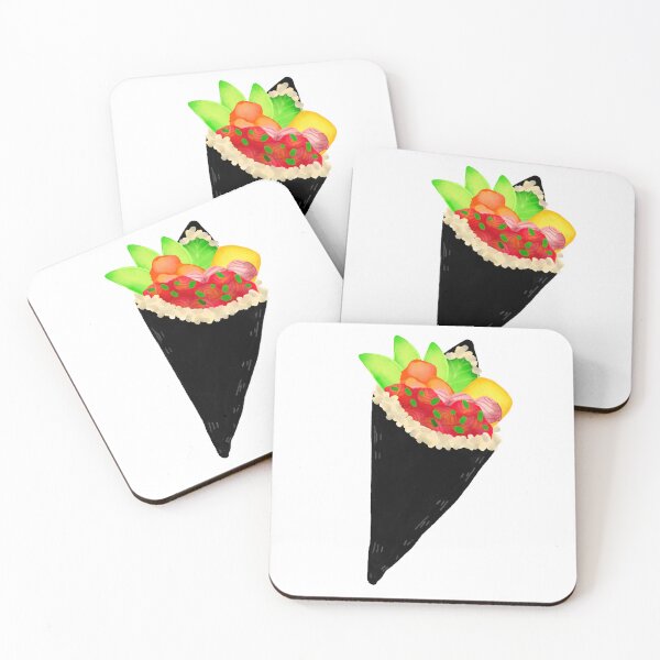 Item preview, Temaki Sushi in watercolor style  designed and sold by pamaripai.