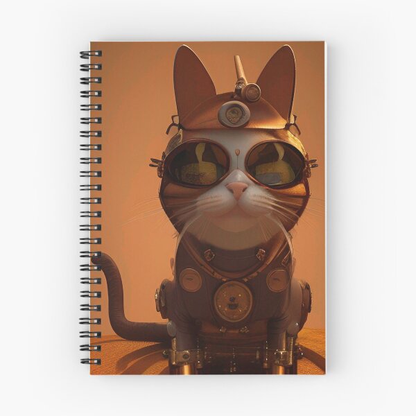 Item preview, Steampunk Cat Kitten Cool 3d Art designed and sold by Neo-Expression.